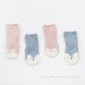 Fuchsmuster Plüsch Kindersocken